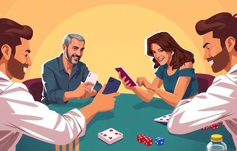 Cumin Ace Multiplayer Friends playing Cumin Ace together on mobile phones